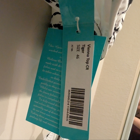 Melissa Odabash Zebra Print Bikini Set NWT - Picture 2 of 12